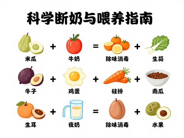 科学断奶与喂养指南,饮食搭配,除味消毒全攻略
