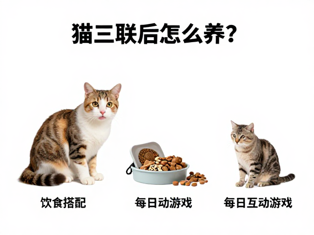 猫三联后怎么养?饮食搭配,每日互动游戏,打造健康粘人小猫咪