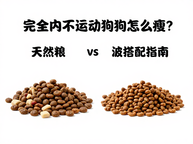 完全室内不运动狗狗怎么瘦?天然粮vs处方粮搭配指南