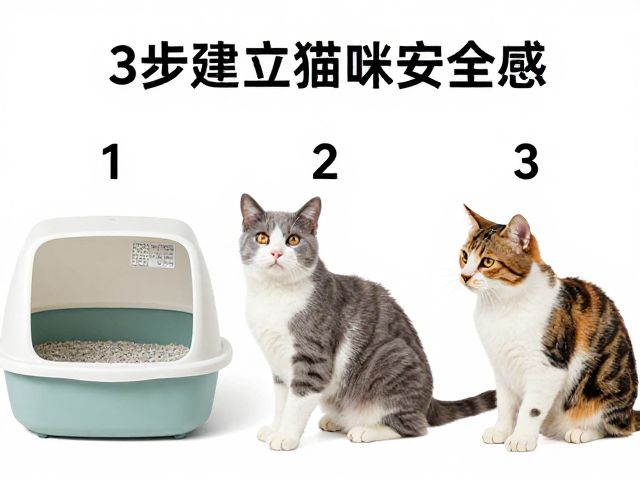 猫砂盆训练与饮食搭配，3步建立猫咪安全感，新手必看