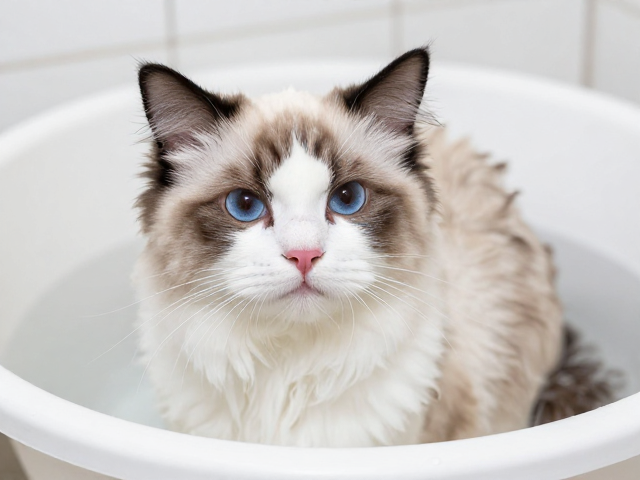 海双布偶猫怎么洗澡?揭秘斑纹猫野性象征与护理