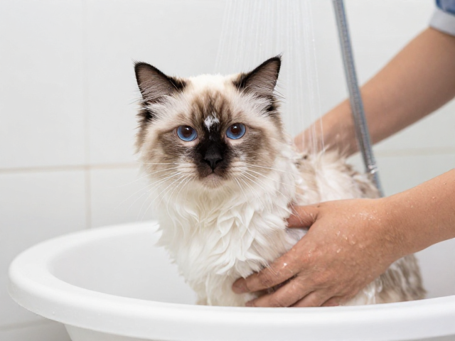 海双布偶猫怎么洗澡?揭秘斑纹猫野性象征与护理