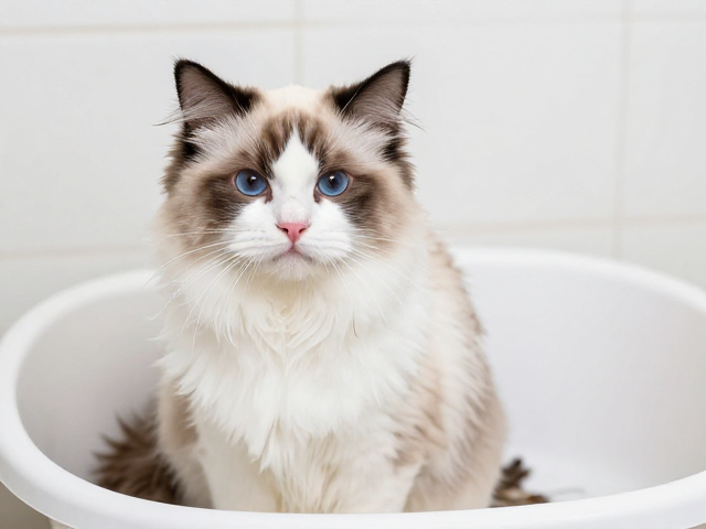 海双布偶猫怎么洗澡?揭秘斑纹猫野性象征与护理