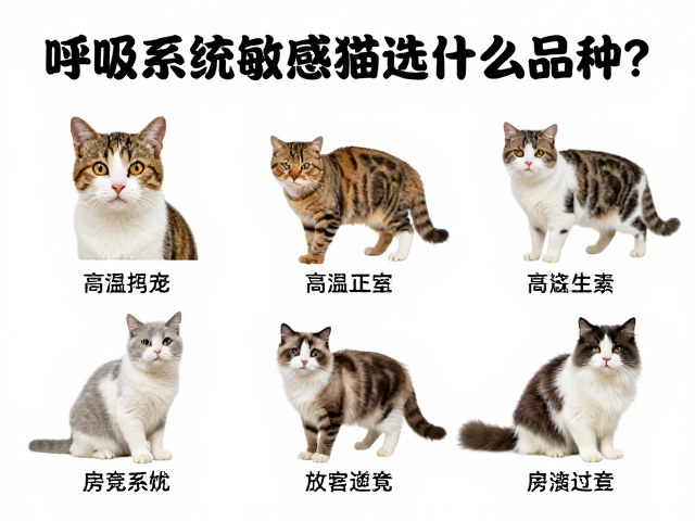 呼吸系统敏感猫选什么品种?高温顺且需大活动空间的宠物指南