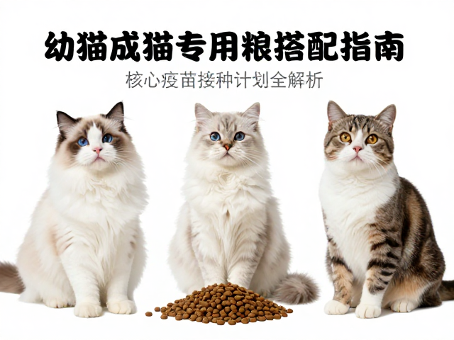 幼猫成猫老猫专用粮搭配指南,核心疫苗接种计划全解析