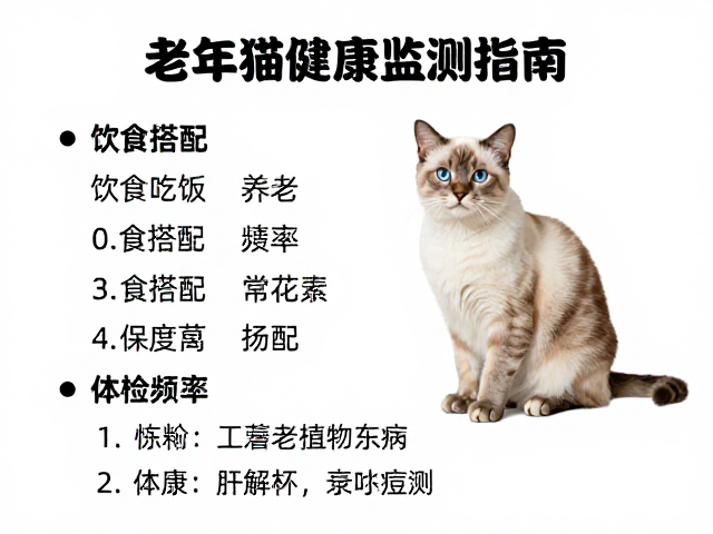 老年猫健康监测指南,饮食搭配与体检频率项目详解