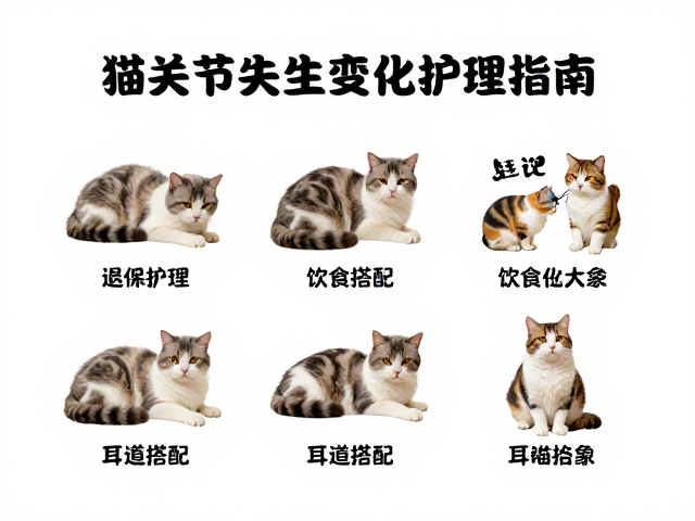 老年猫关节护理,饮食搭配与耳道检查的关键指南