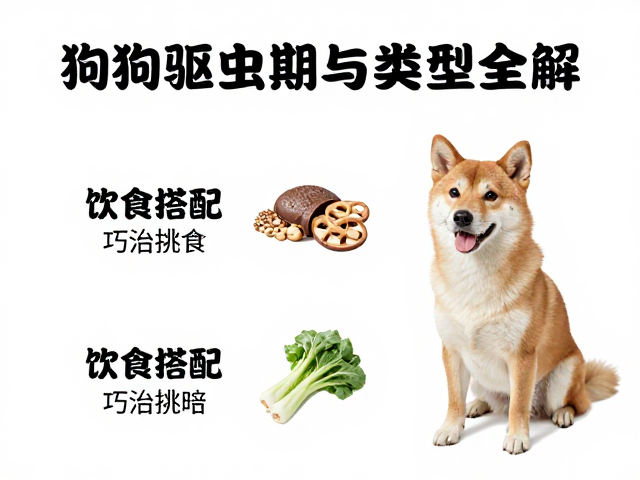 狗狗驱虫周期与类型全解,饮食搭配巧治挑食,3步矫正策略