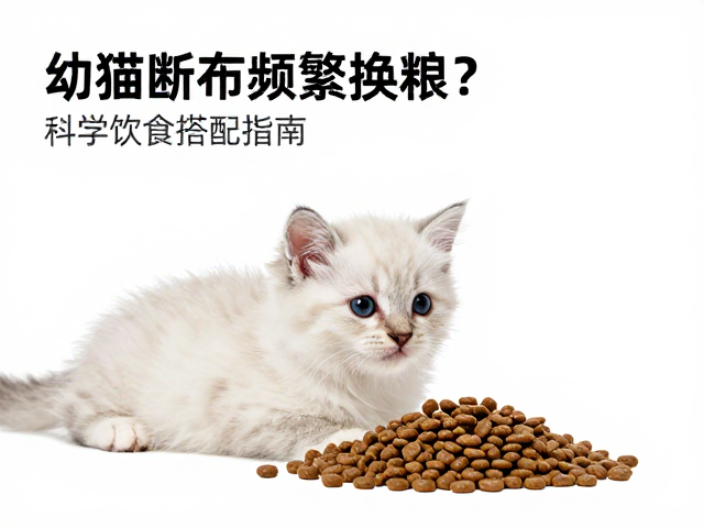 幼猫断奶频繁换粮?科学饮食搭配指南,告别软便肠胃