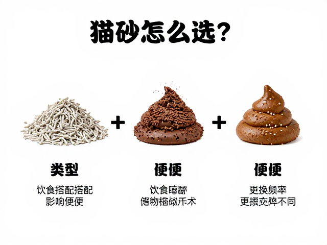猫砂怎么选？饮食搭配影响便便，结合类型定更换频率
