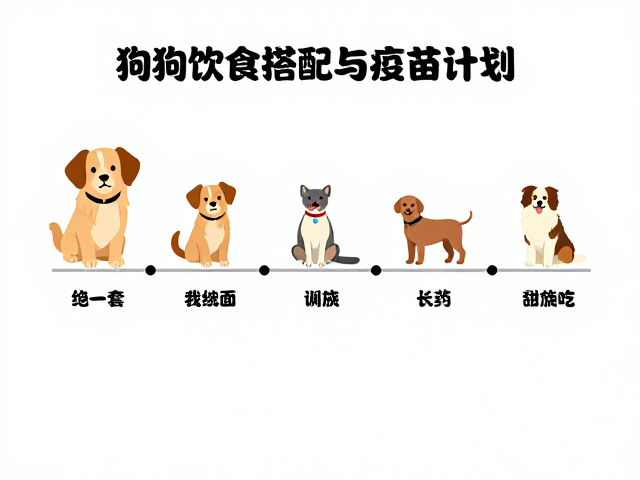 狗狗饮食搭配与疫苗计划,配合响片训练基础应用指南
