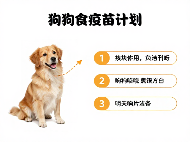 狗狗饮食搭配与疫苗计划,配合响片训练基础应用指南