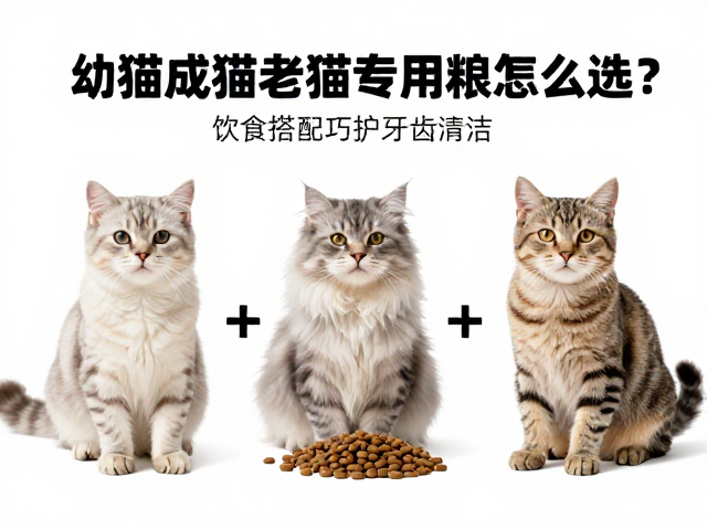 幼猫成猫老猫专用粮怎么选？饮食搭配巧护牙齿清洁