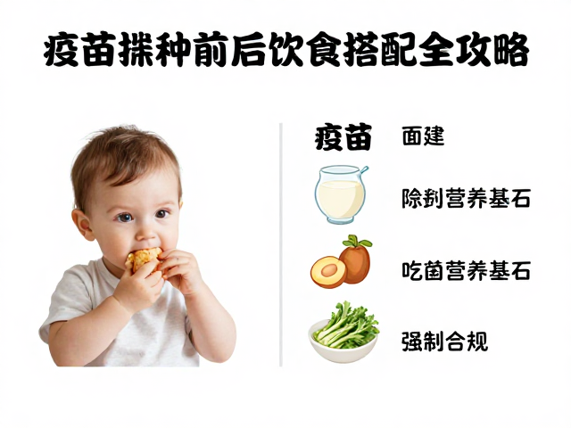挑食宝宝怎么吃?核心疫苗接种前后饮食搭配全攻略