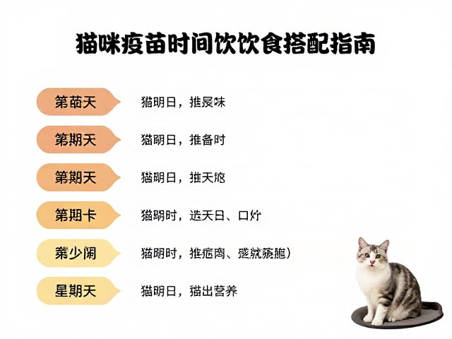 猫咪疫苗时间表与饮食搭配指南,打造舒适猫窝提升免疫力