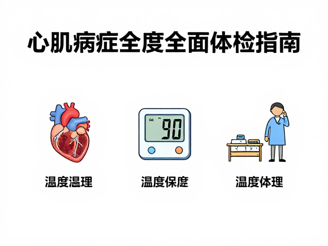 心肌病症管理,温湿度控制与年度全面体检指南