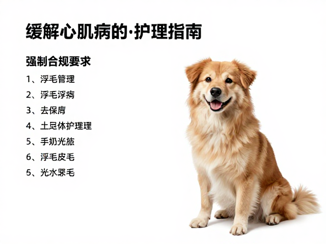 心肌病症犬如何梳毛去浮毛?疫苗接种计划与护理指南