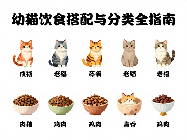 猫粮怎么选?幼猫成猫老猫饮食搭配与分类全指南