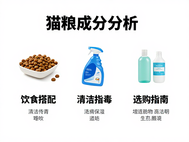 猫粮成分分析,饮食搭配与清洁消毒用品选购指南