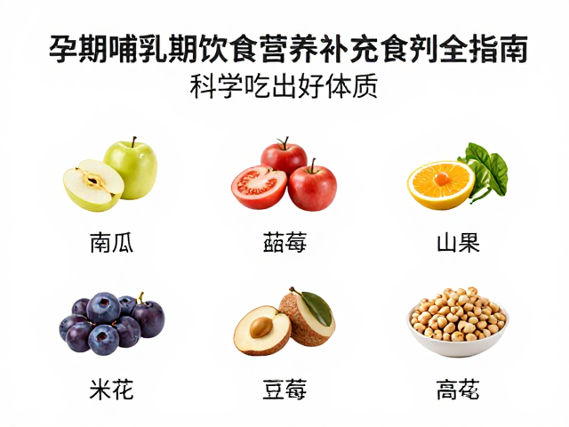 孕期哺乳期饮食搭配与营养补充剂全指南,科学吃出好体质