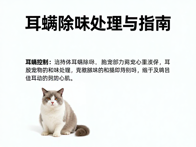 耳螨除味处理,心肌病症宠物护理指南