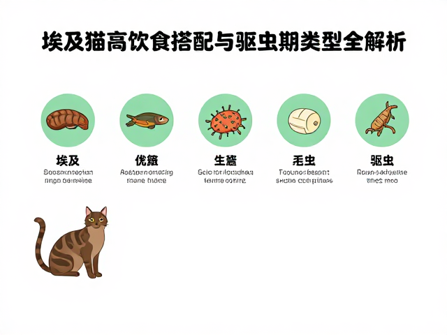 埃及猫高活动期饮食搭配与驱虫周期类型全解析