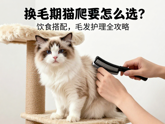 换毛期猫爬架怎么选？饮食搭配，毛发护理全攻略