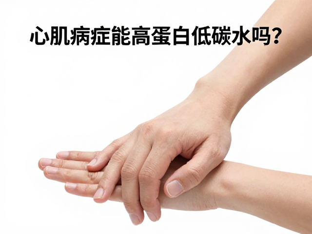 心肌病症能高蛋白低碳水吗?术后不咬手训练指南