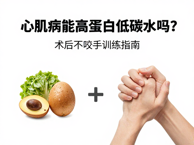 心肌病症能高蛋白低碳水吗?术后不咬手训练指南