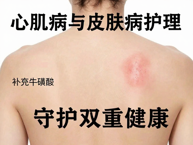 心肌病与皮肤病护理,适量补充牛磺酸,守护双重健康