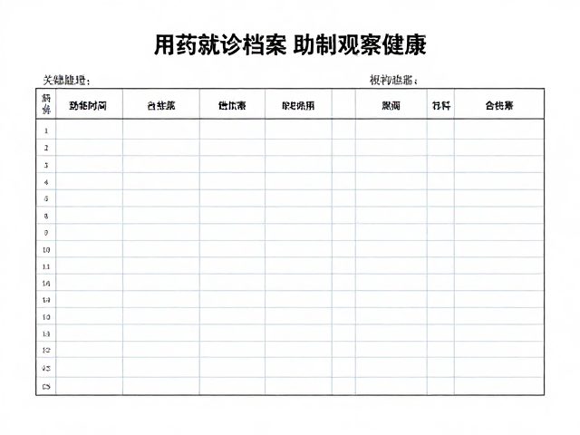 用药与就诊档案,饮食搭配指南,行为观察日志助科学管理健康