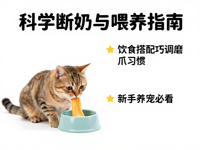 科学断奶与喂养指南,饮食搭配巧调磨爪习惯,新手养宠必看