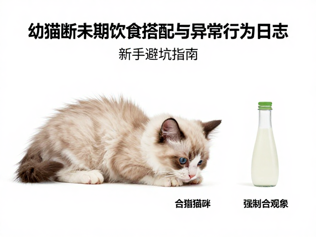 幼猫断奶期饮食搭配与异常行为日志,新手避坑指南
