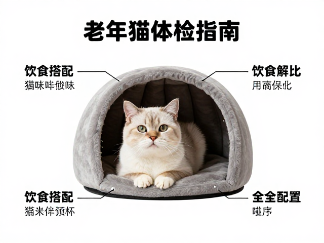 老年猫体检指南,饮食搭配与猫窝舒适度配置全解析