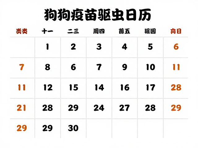 狗狗疫苗驱虫日历,营养饮食搭配指南,科学喂养不踩坑