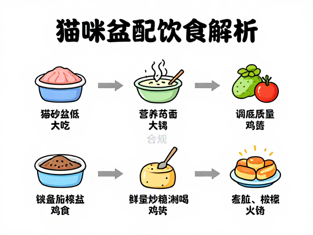 猫咪饲养指南,饮食搭配、猫砂盆摆放与环境丰富化全解析