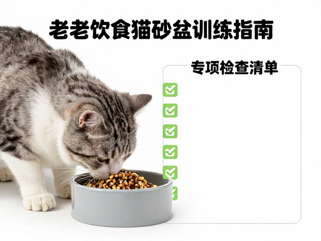 老年猫饮食搭配与猫砂盆训练指南，附专项检查清单