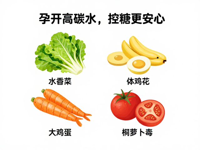 孕期营养与护理,饮食搭配避开高碳水,控糖更安心