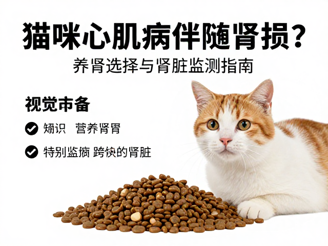 猫咪心肌病伴随肾损?猫粮选择与肾脏监测指南