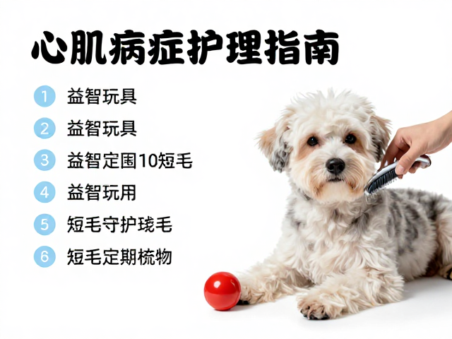 心肌病症护理指南,益智玩具辅助与短毛定期梳毛