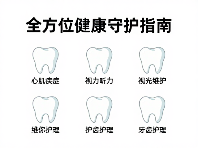 心肌病症、视力听力维护与牙齿护理，全方位健康守护指南