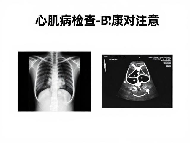 心肌病症检查,X光与B超对比,高蛋白低脂配方助康复