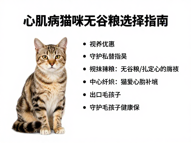 领养代替购买，心肌病猫咪无谷粮选择指南，守护毛孩子健康