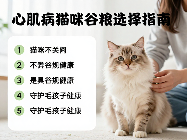 领养代替购买，心肌病猫咪无谷粮选择指南，守护毛孩子健康