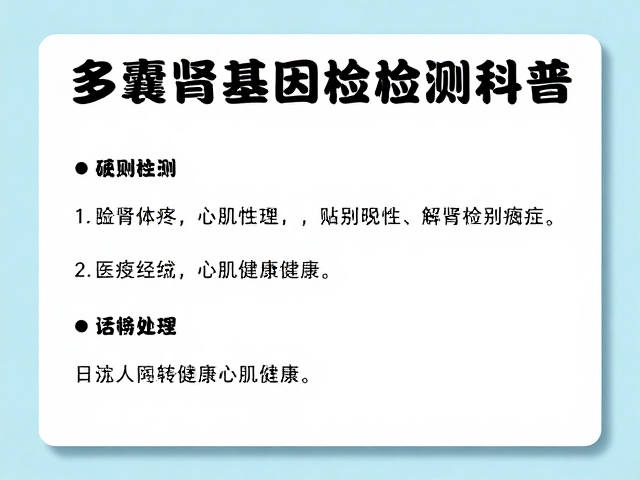 多囊肾基因检测与心肌病症科普,宠物医院选择指南