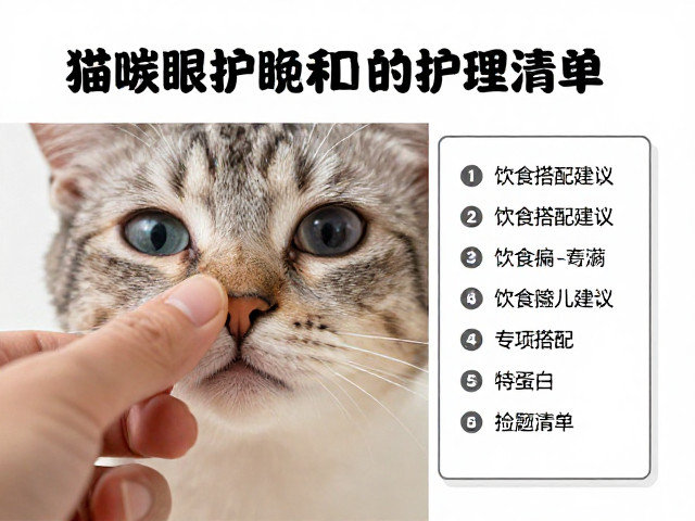 老年猫眼睛护理指南,饮食搭配建议与专项检查清单