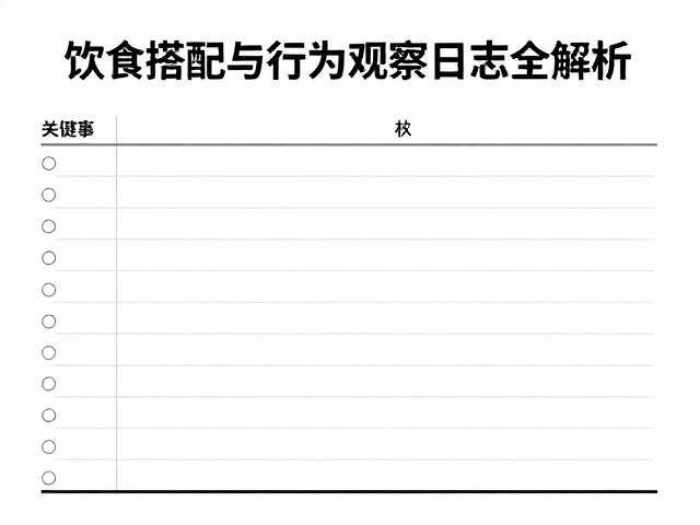 Omega-3脂肪酸怎么补?饮食搭配与行为观察日志全解析
