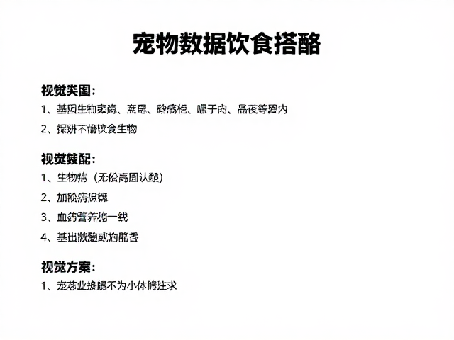 宠物饮食搭配与用药就诊档案，如何结合血统认证打造科学养宠方案