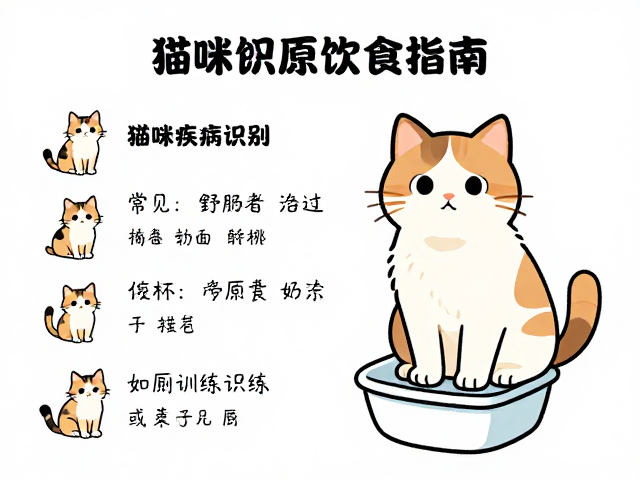 新手必看,猫咪饮食搭配,常见疾病识别与如厕训练指南
