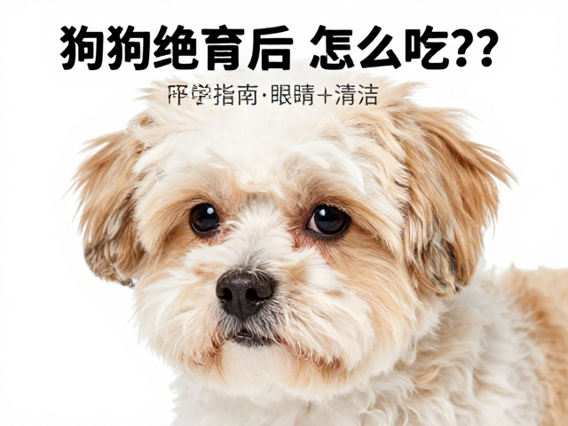 狗狗绝育后怎么吃?饮食搭配,眼部清洁,快速去泪痕恢复